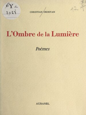 cover image of L'ombre de la lumière